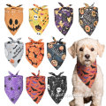 Bandanas Triangle Bibs Scarf Pet Pumpkin Ghost